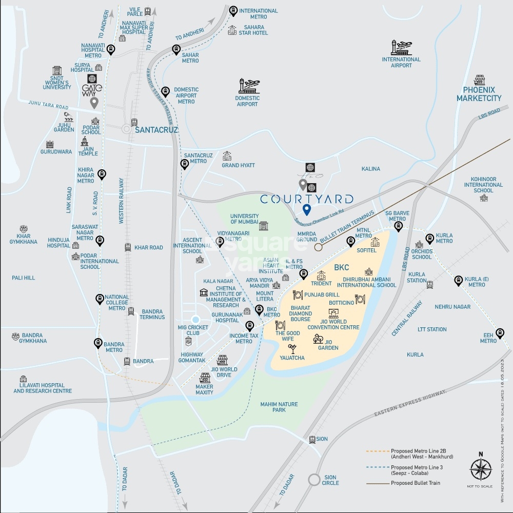 MS Courtyard Location Image