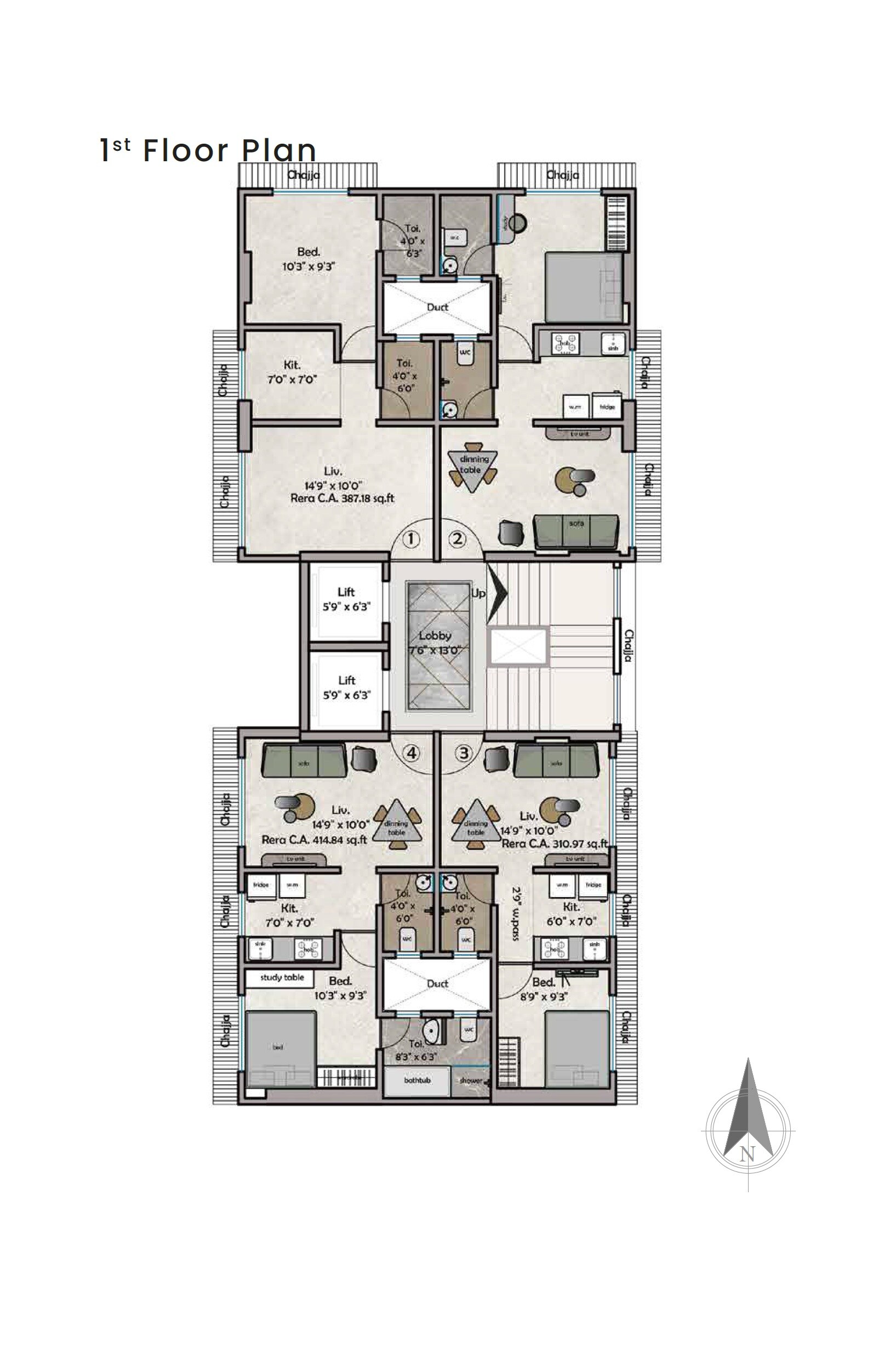 MS Mody Mickey Links Floor Plans 1