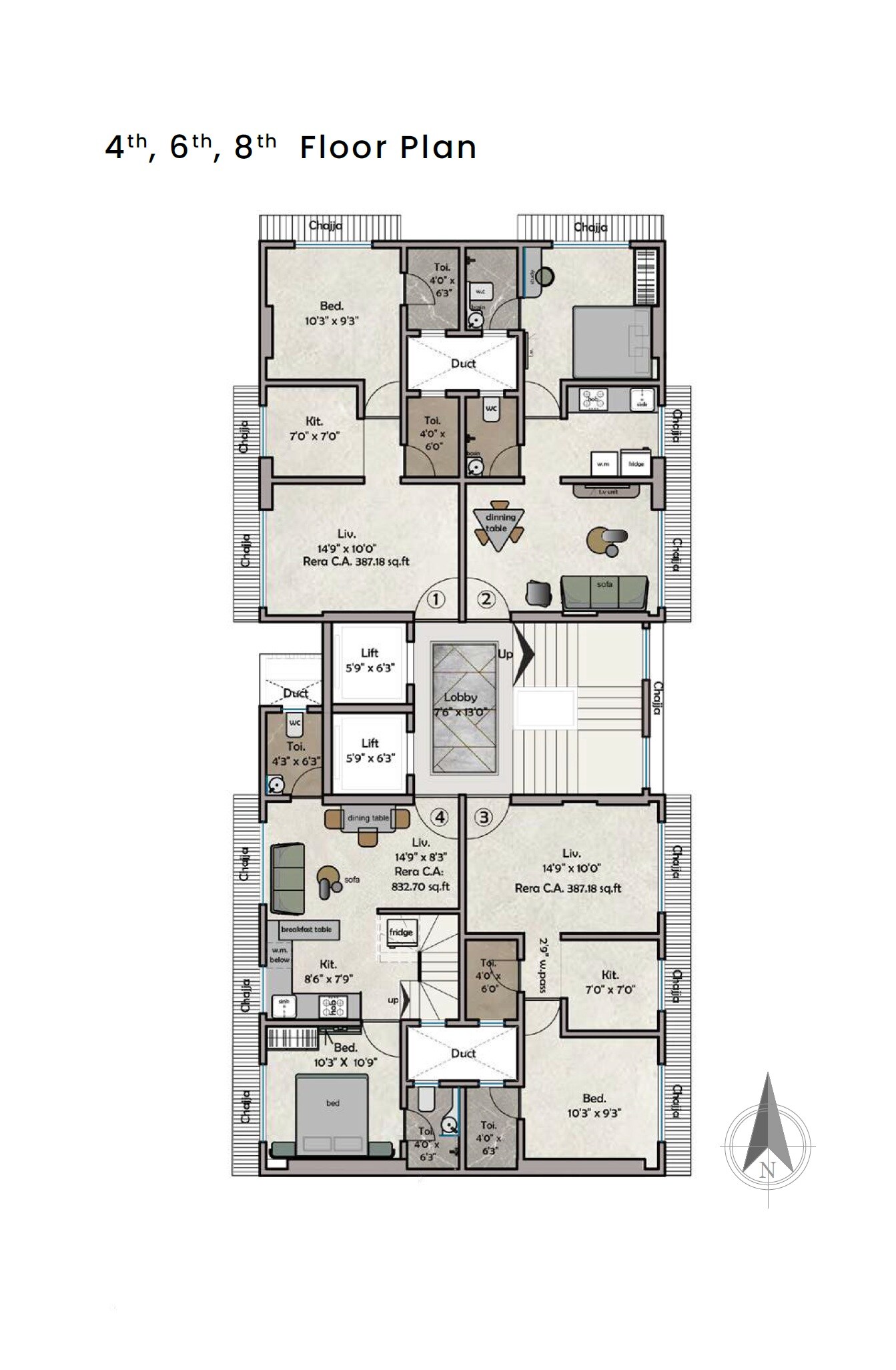 MS Mody Mickey Links Floor Plans 4
