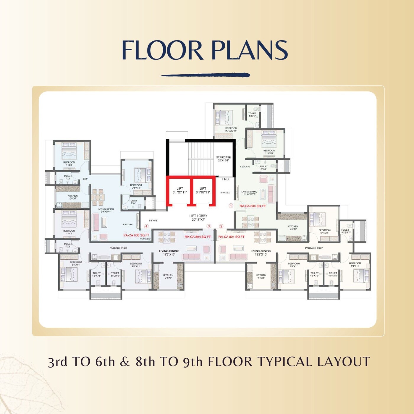Multi Space Skylark Heights Floor Plans