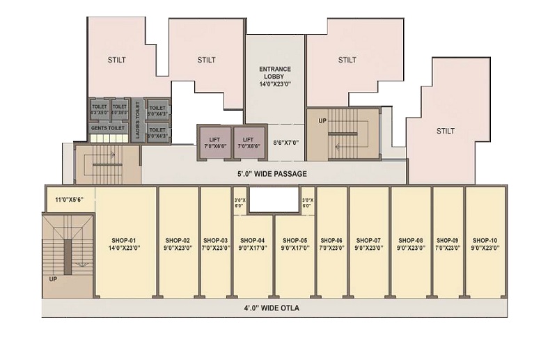 Munish Queens Tower Floor Plans