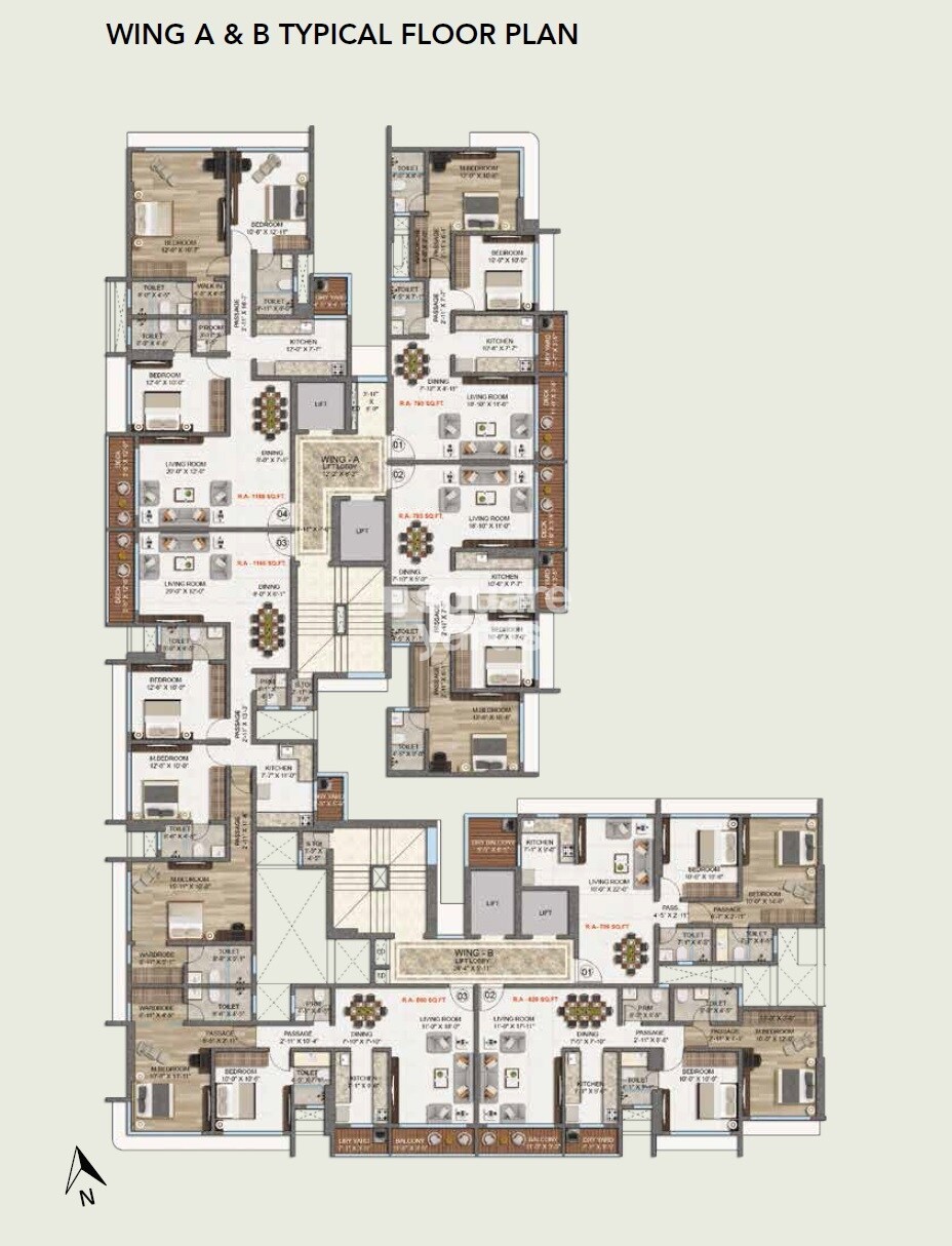My Home Puri Seleqt Floor Plans