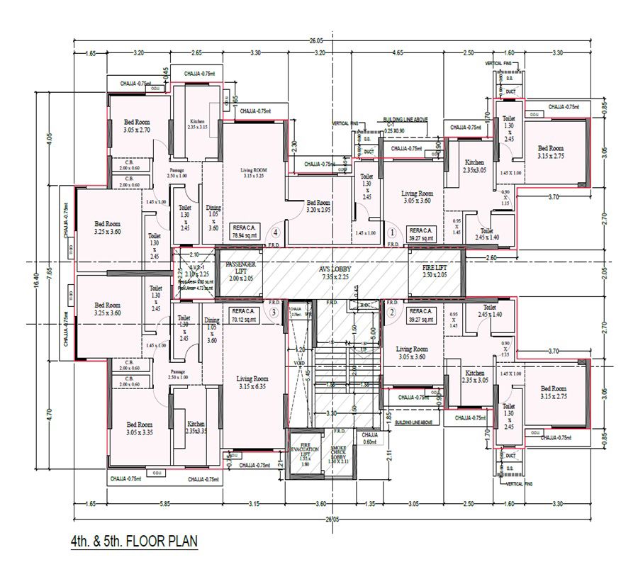 N K Parijat Mrugendra CHS Floor Plans