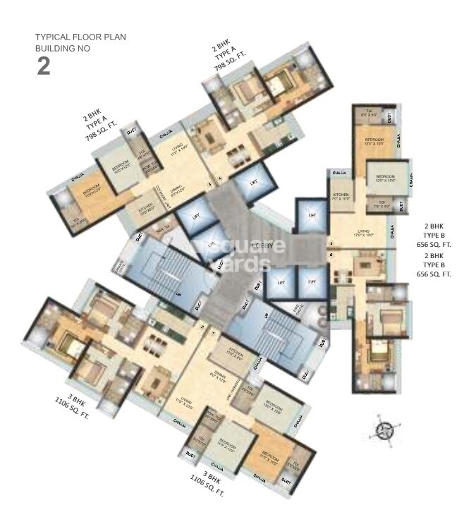 N Rose Northern Heights Dahisar Floor Plans 2