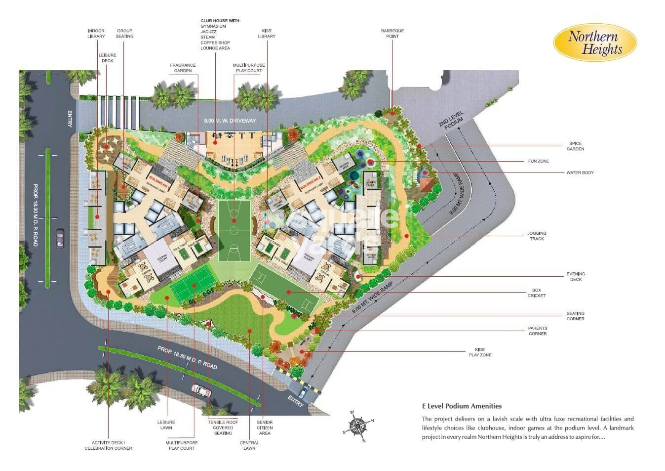 N Rose Northern Heights Dahisar Master Plan Image