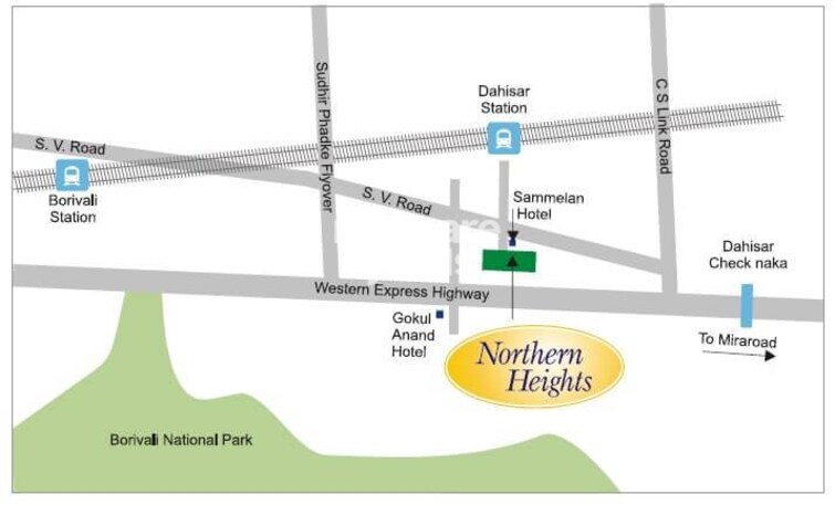 N Rose Northern Heights Location Image