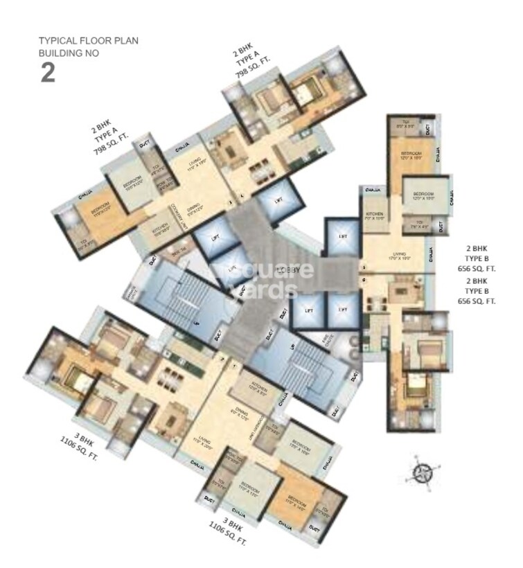 N Rose Northern Heights phase 2 Floor Plans 1