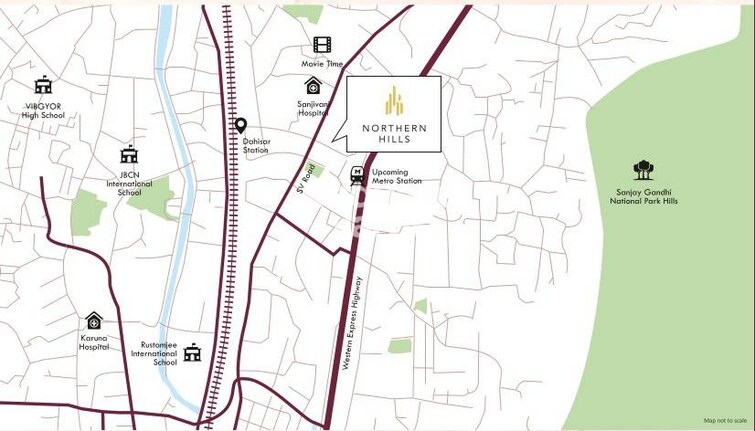 N Rose Northern Hills Location Image