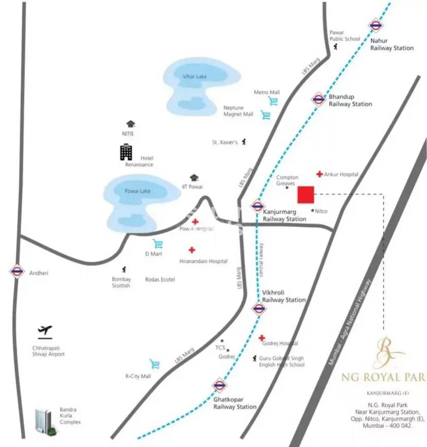 N G Royal Park Location Image