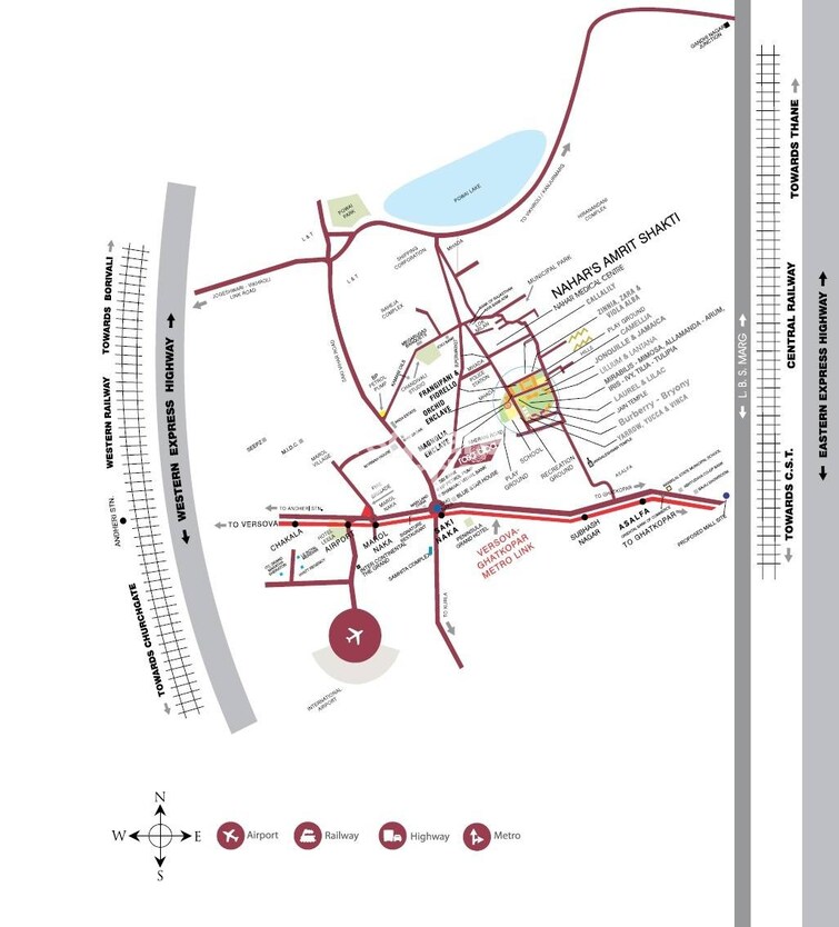 Nahar Amrit Shakti Rosa Alba Location Image