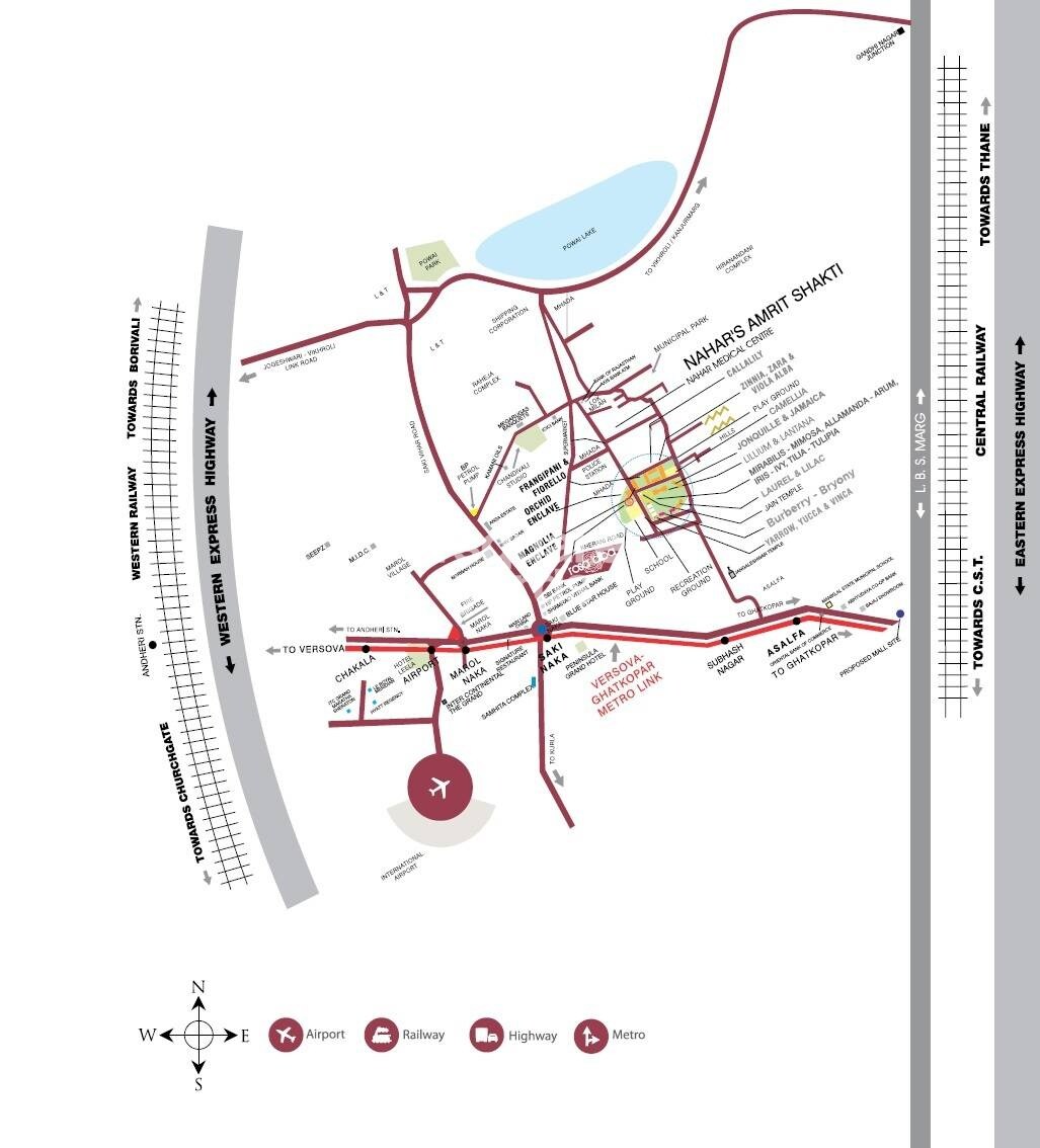 Nahar Amrit Shakti Rosa Alba Location Image