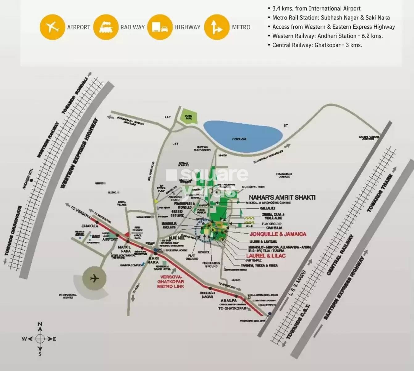 Nahar Laurel and Lilac Location Image