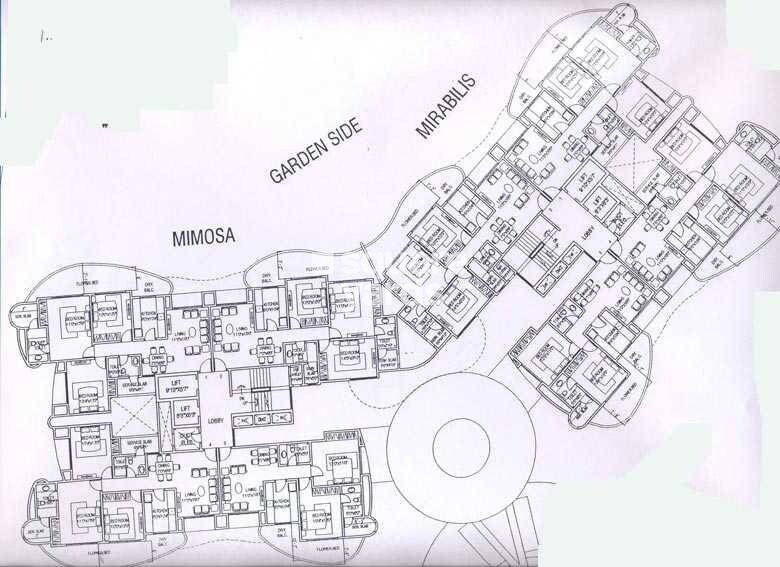 Nahar Mimosa and Mirabilis Master Plan Image