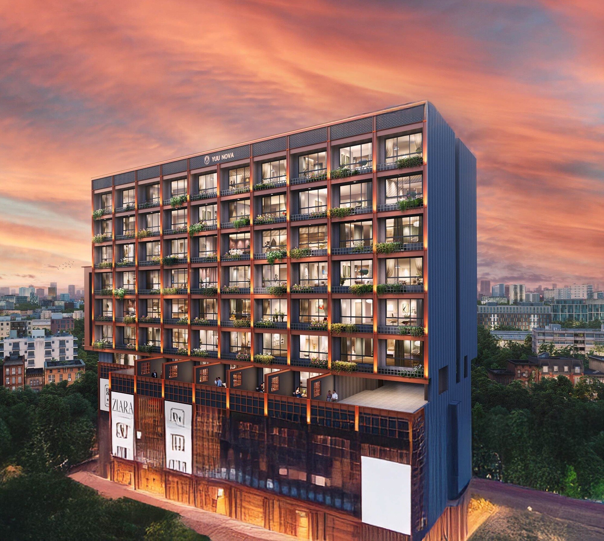 Nahar Yuu Nova Apartment Exteriors 3