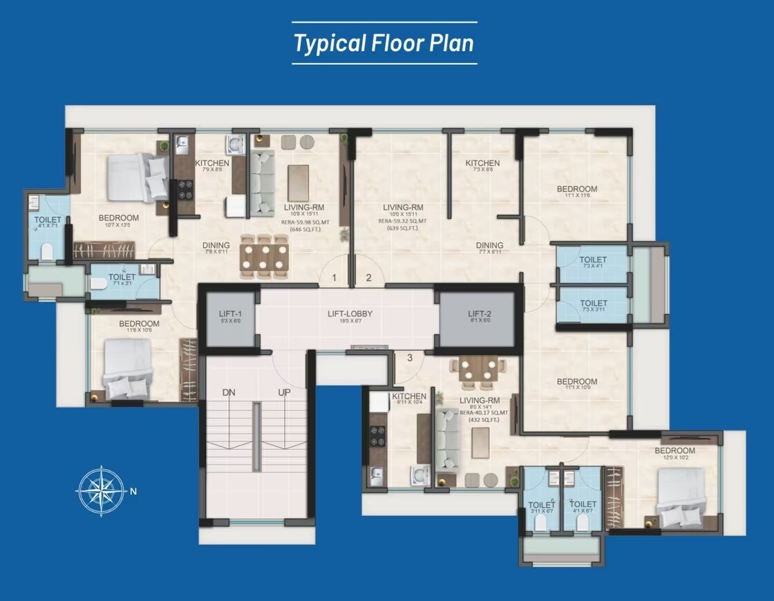 Namo Shantiniketan Floor Plans