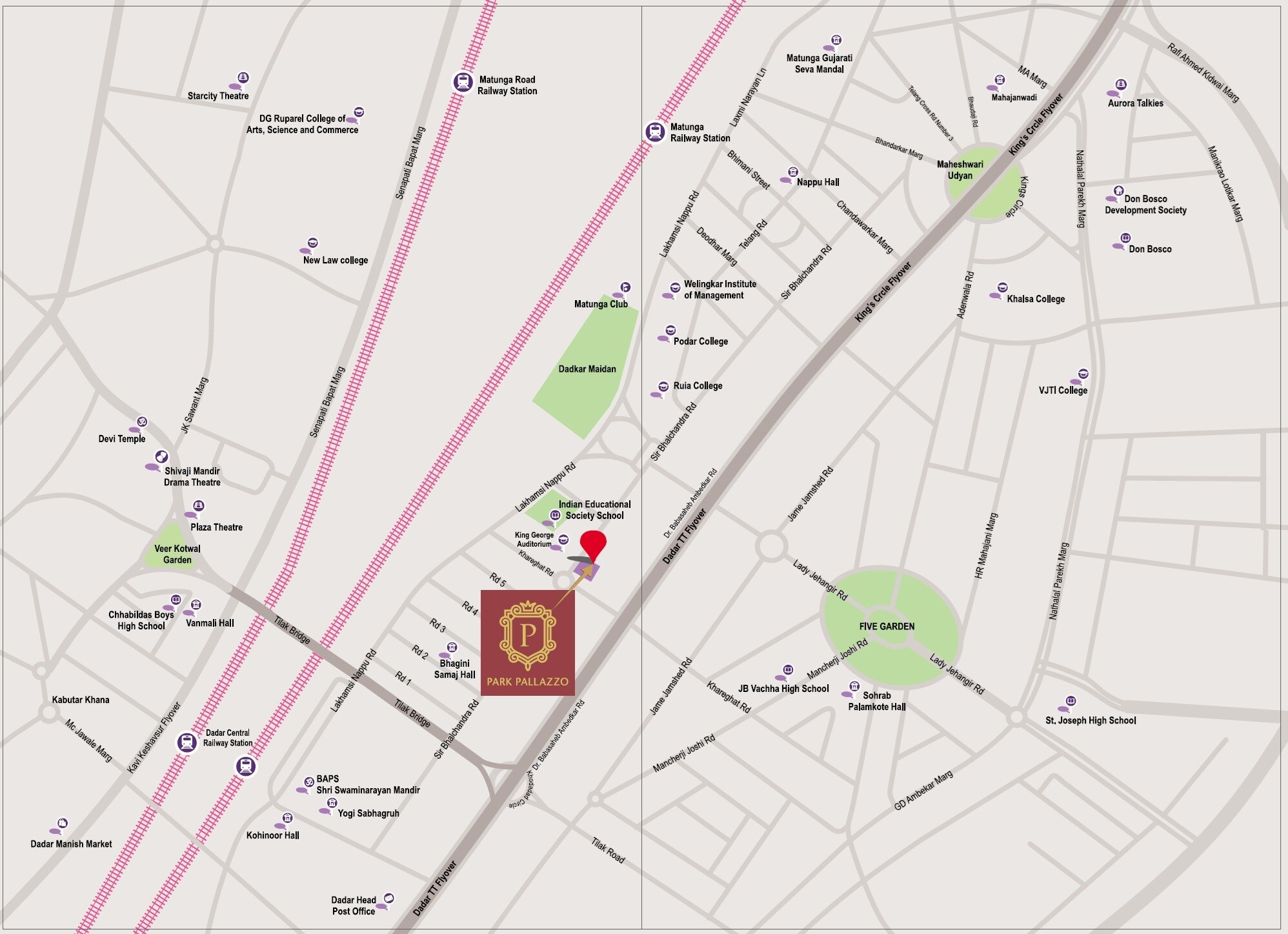 Nandivardhan Park Pallazzo Location Image