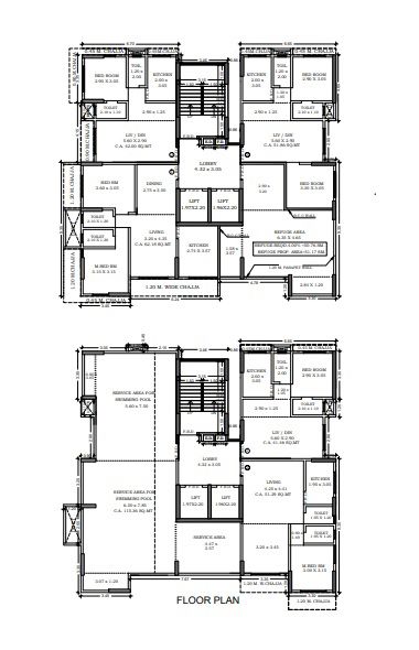 Naqi Makhdoom Heights Floor Plans