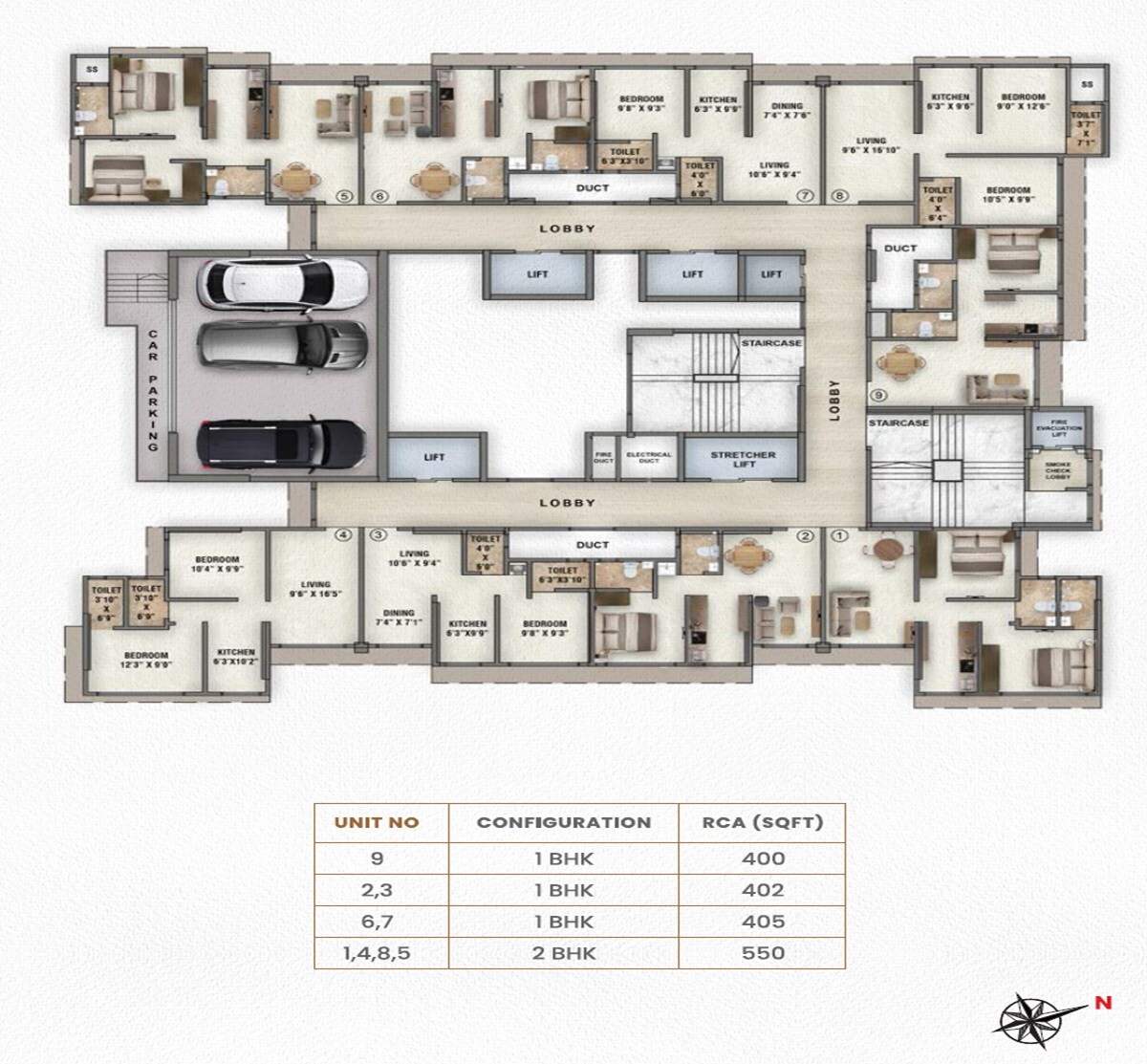Natasha Atlantis Floor Plans