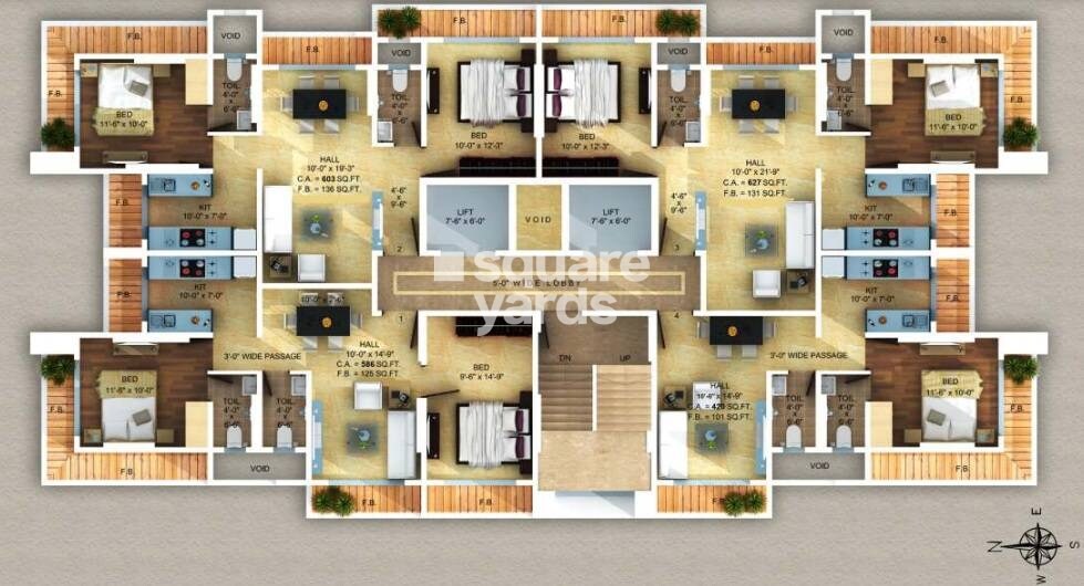 Navkar Bhagyayog Floor Plans