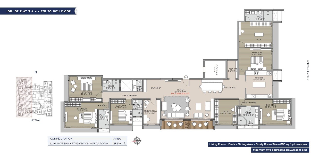 Navkar Shatrunjay Floor Plans