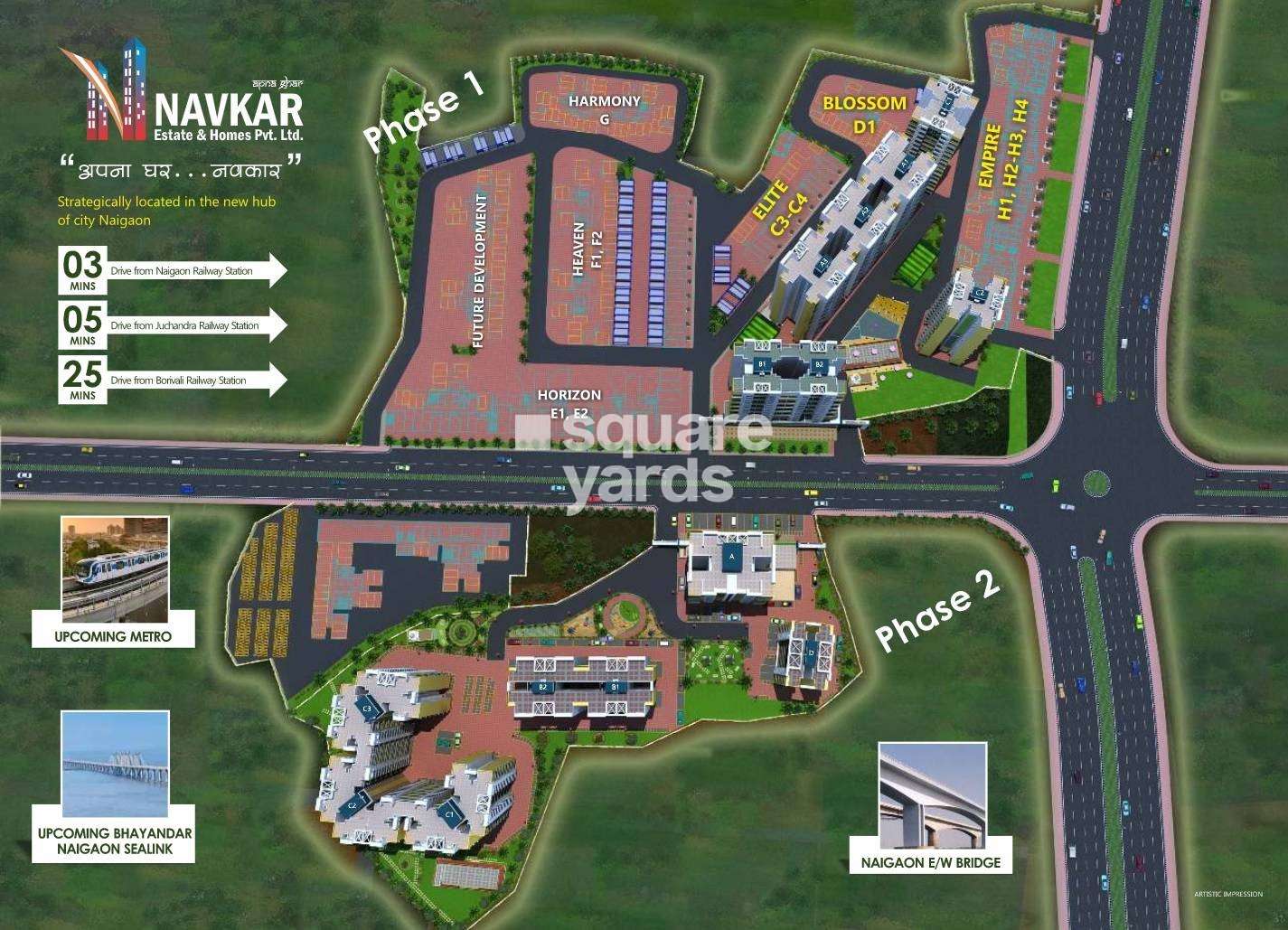 navkar tower part 1 project master plan image1 6156