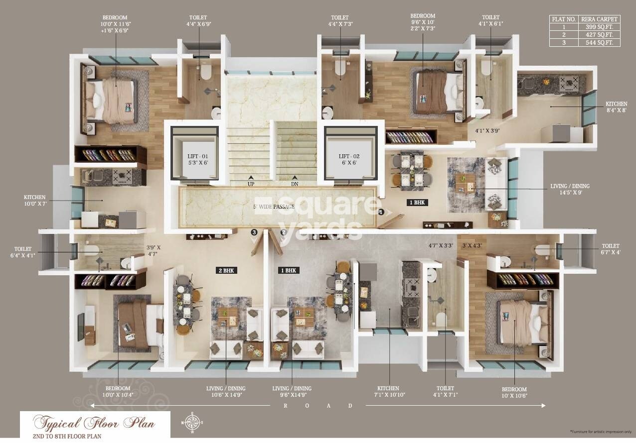 Navpadh Ganga Sadan Floor Plans