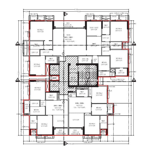 Navroze Najamai Mansion Floor Plans