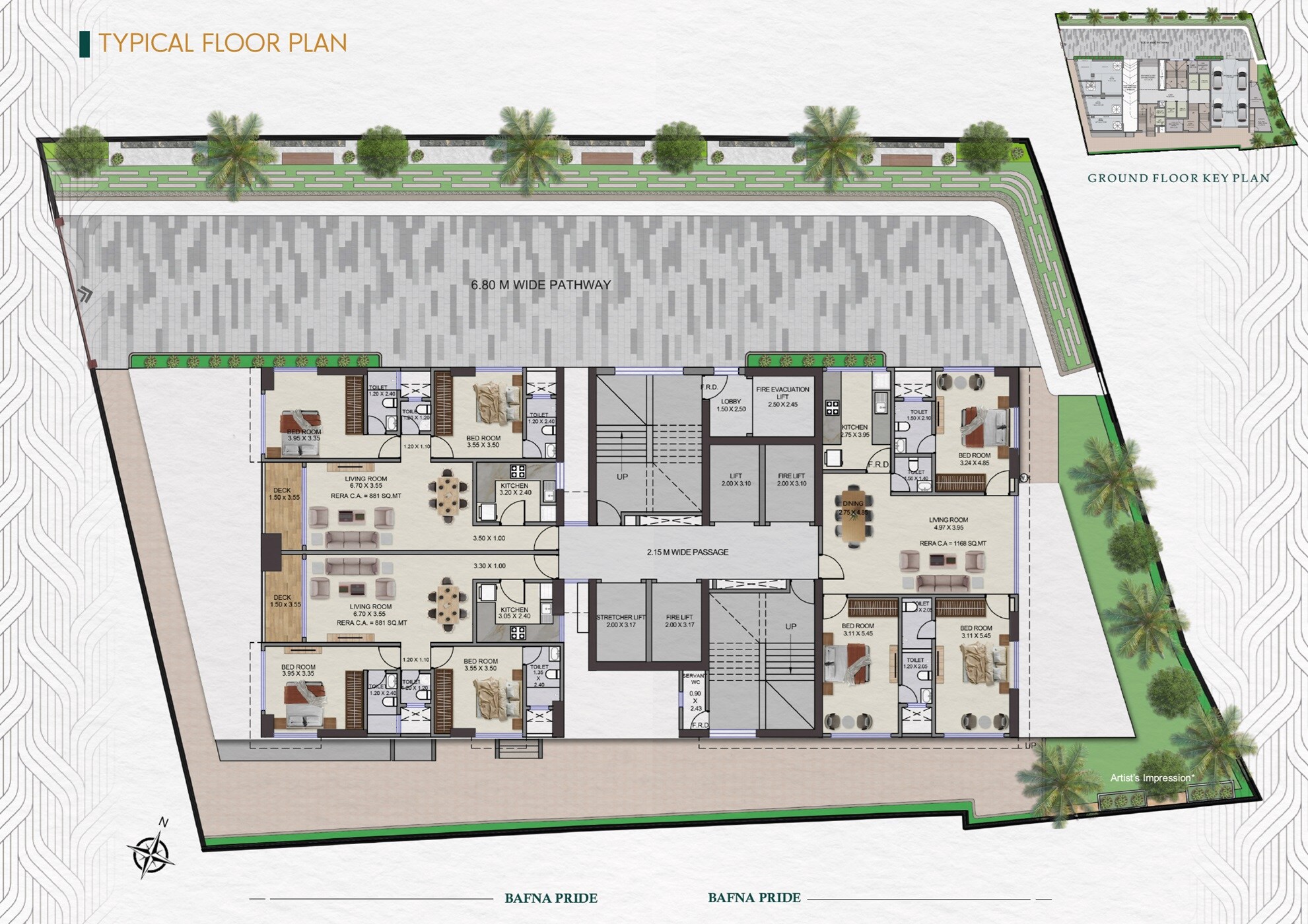 Navyug Bafna Pride Floor Plans