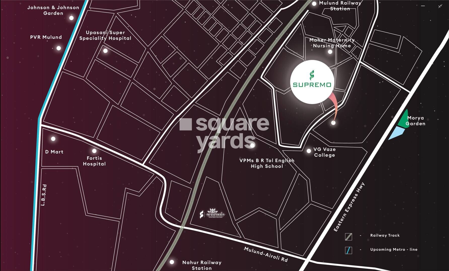 Neelam Supremo Mulund Location Image