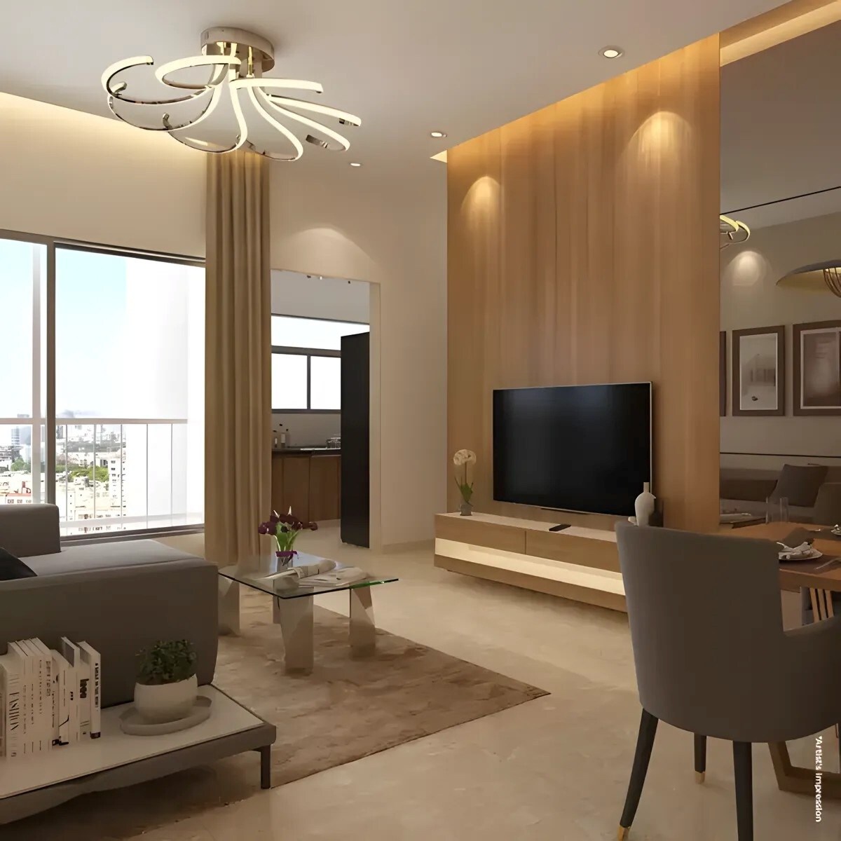 Neelyog Veydaanta Apartment Interiors 2