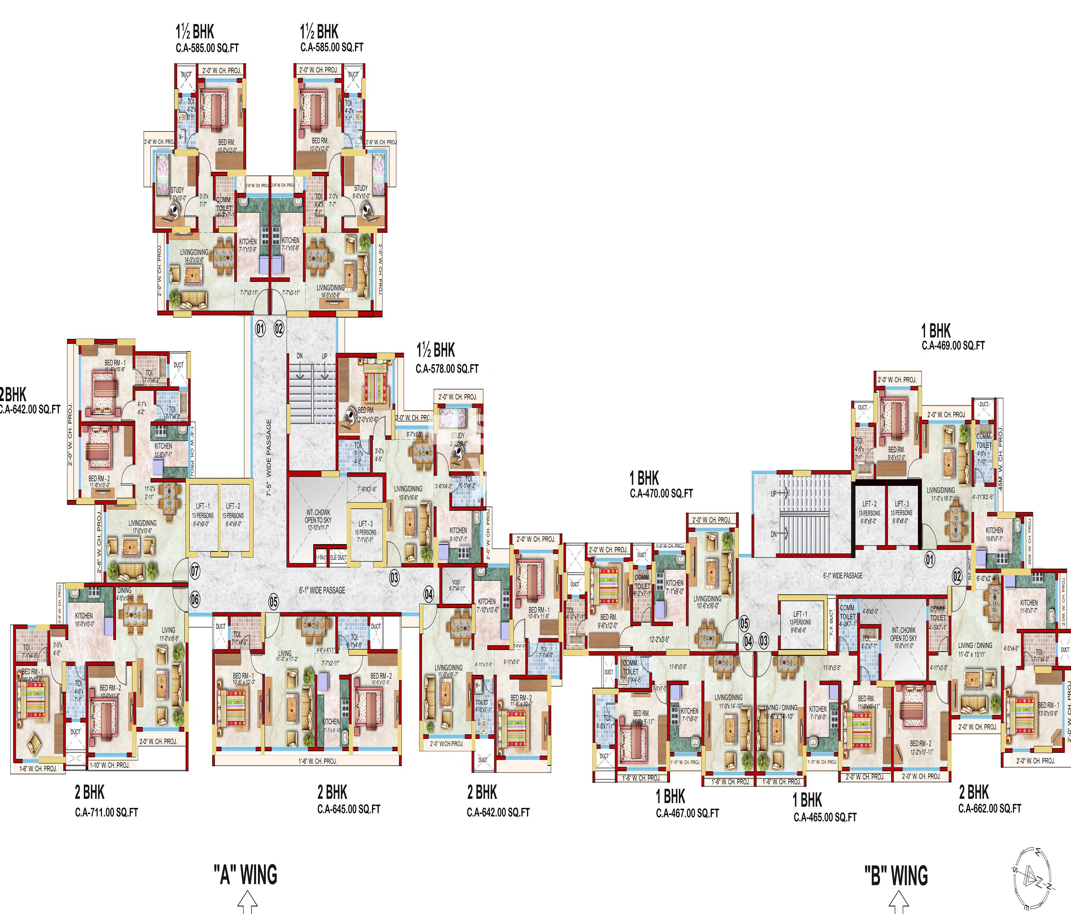 Neelyog Virat Floor Plans