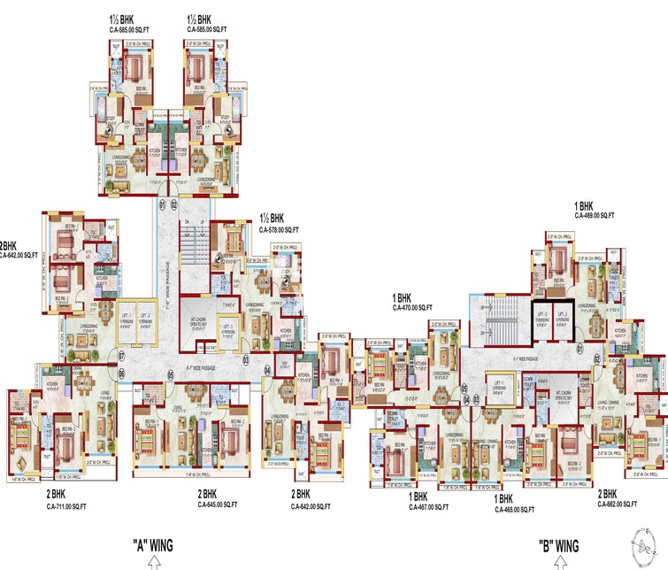 Neelyog Virat Floor Plans