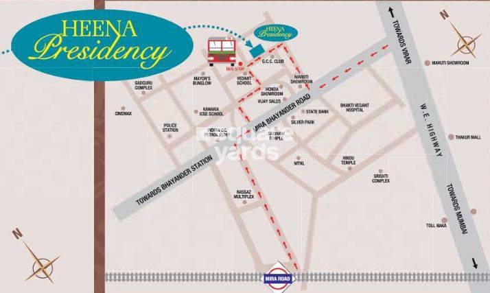 Neha Heena Presidency Location Image