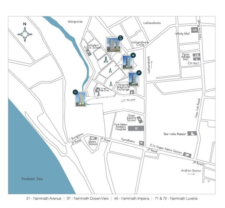 Neminath Imperia Location Image