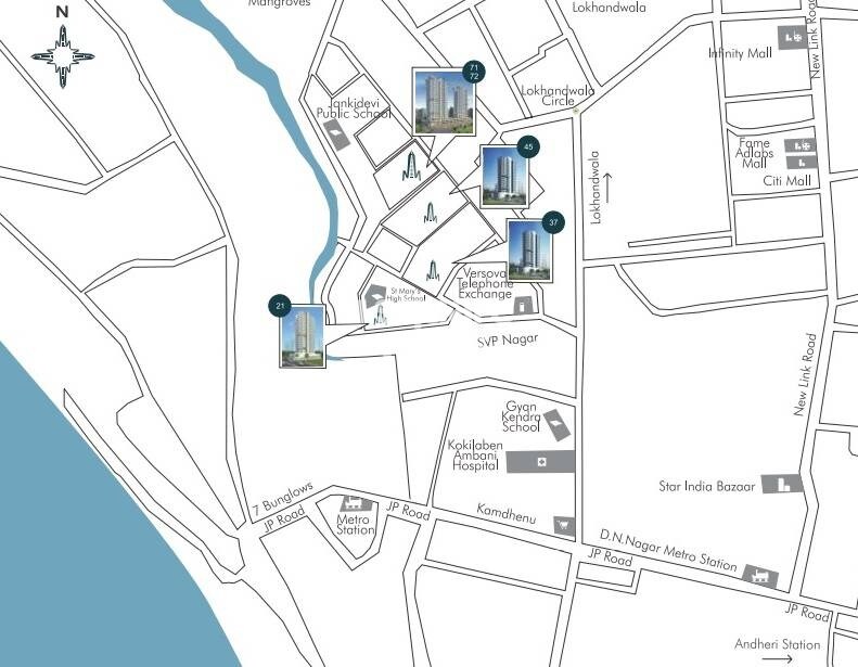 Neminath Ocean View Location Image