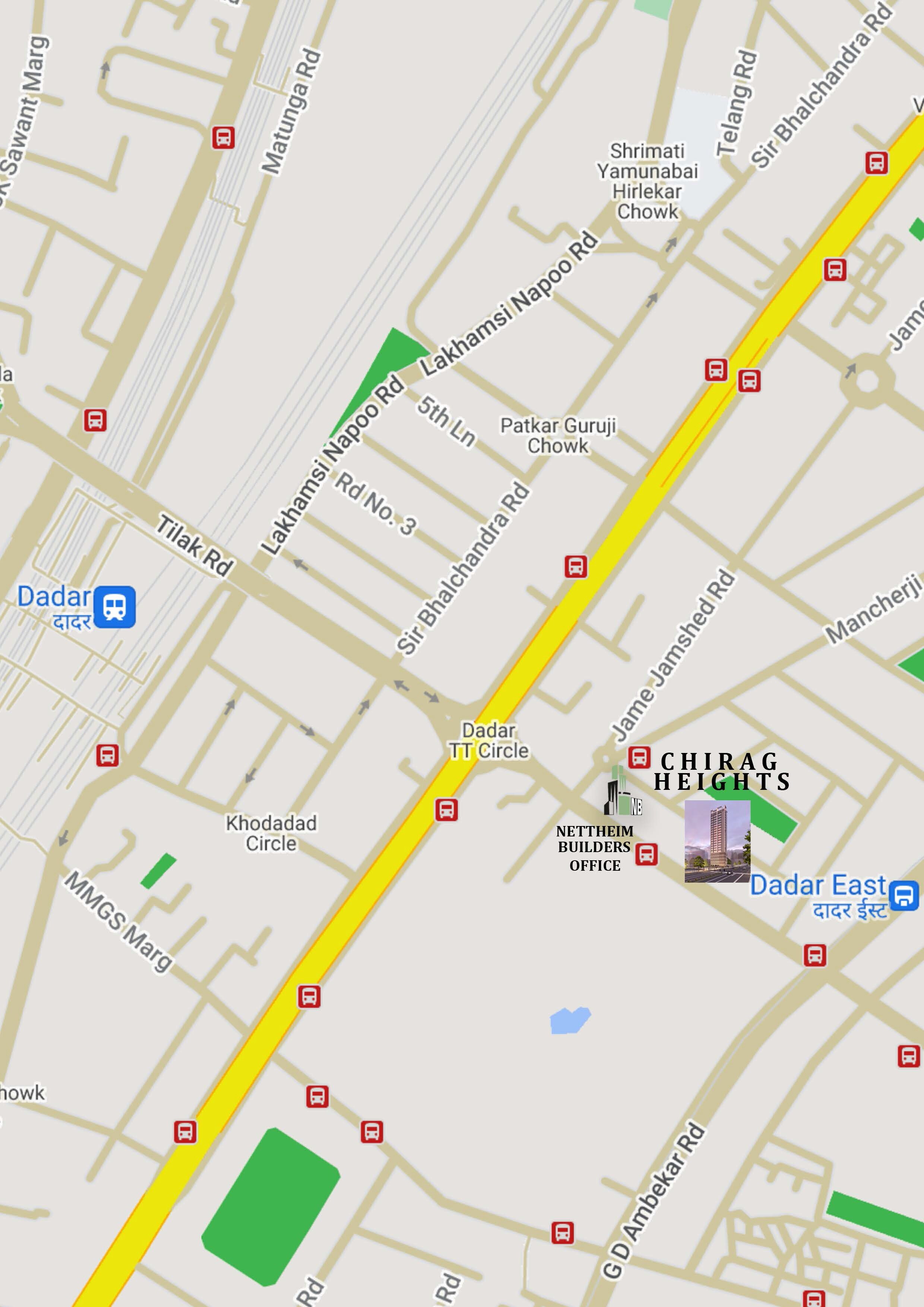 Nettheim Chirag Heights Location Image