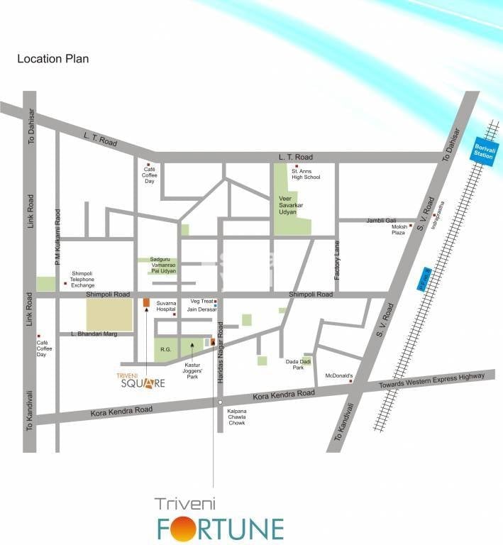 New Anamika Triveni Fortune Location Image