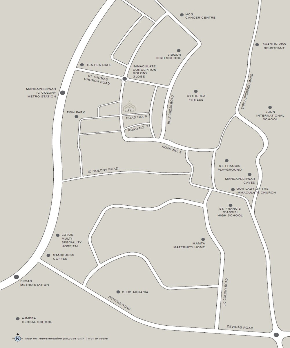 New Siddharth CHS Location Image