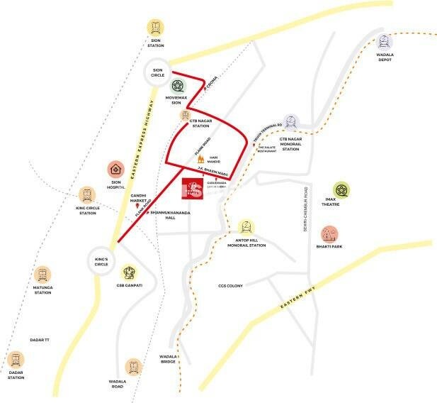 Newlook Bhavya Elite Location Image