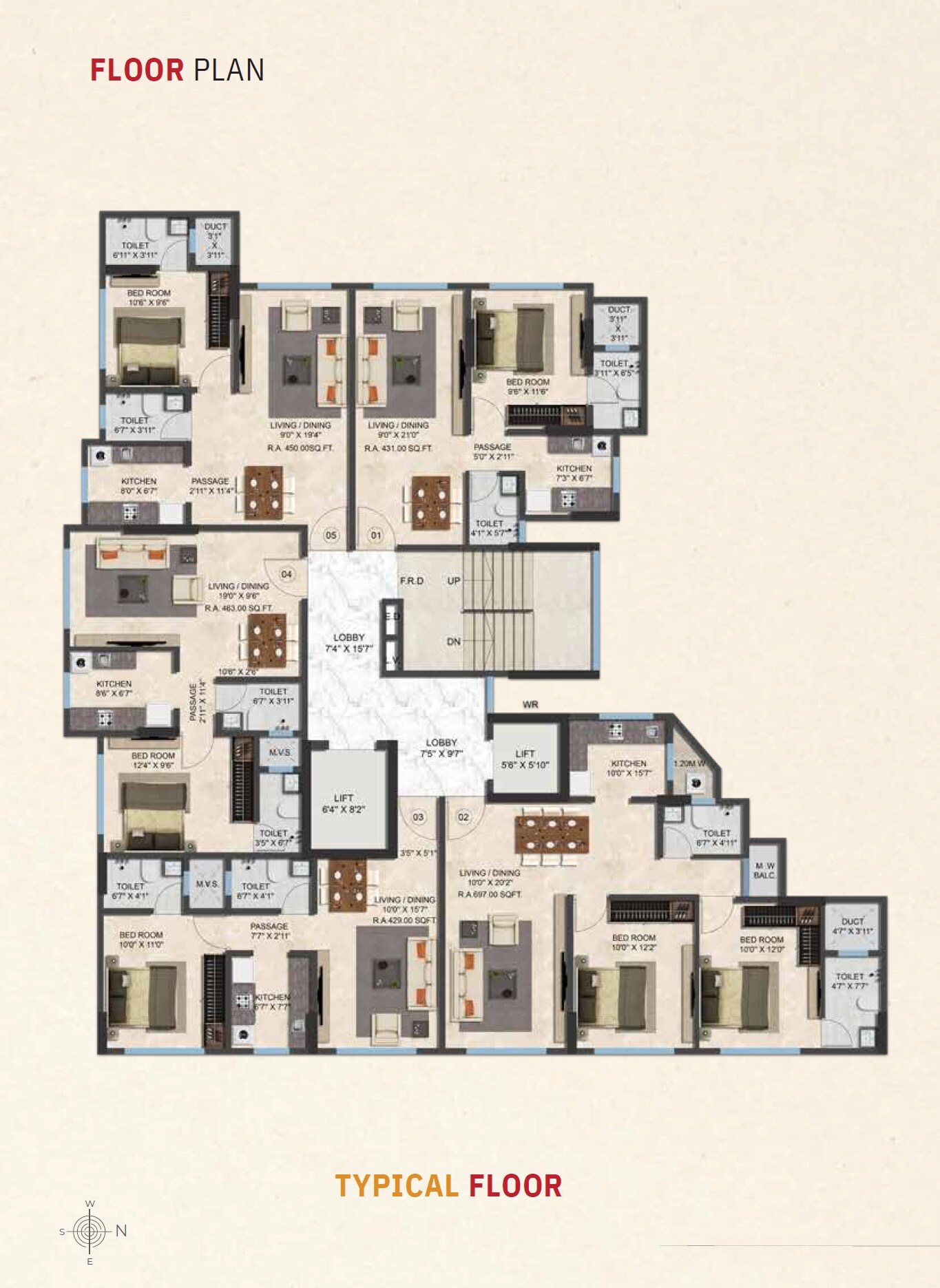 Newyork Ranbir Heights Floor Plans