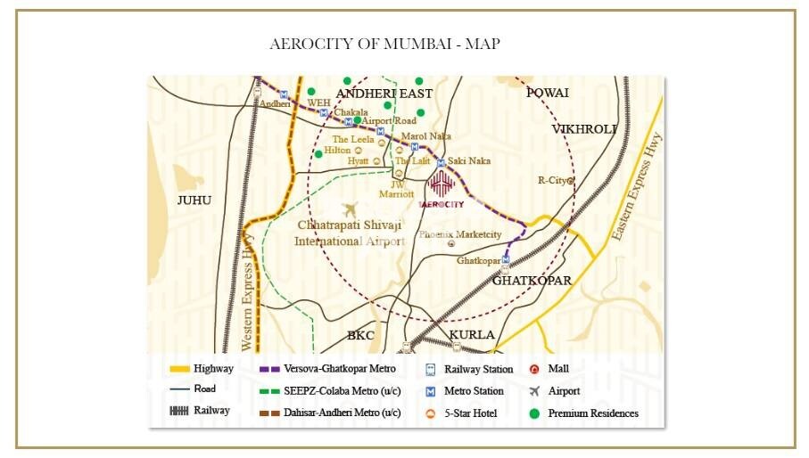 NIBR 1 Aerocity Location Image