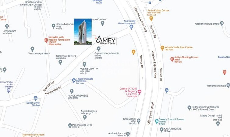 Nicco Amey Apartments Location Image