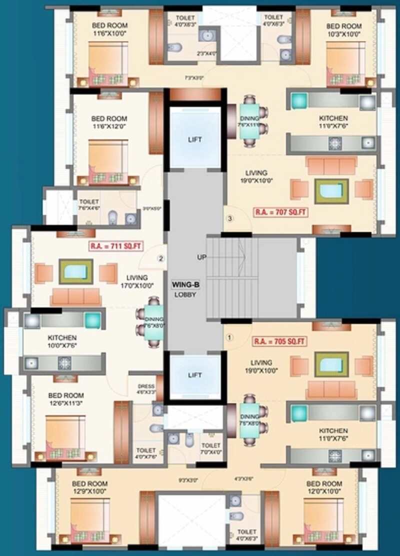 NICCO Anamika Floor Plans