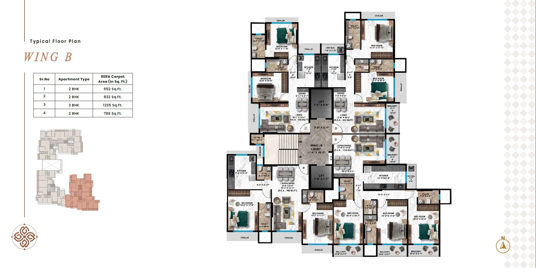 Nicco Gautam Dhan Floor Plans 1