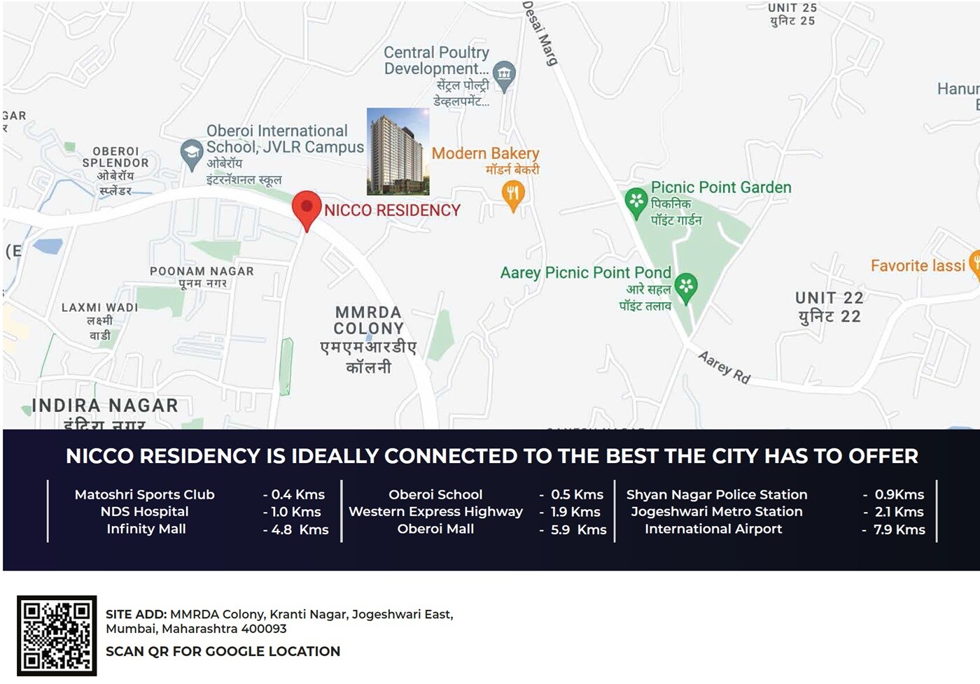 Nicco Residency Location Image