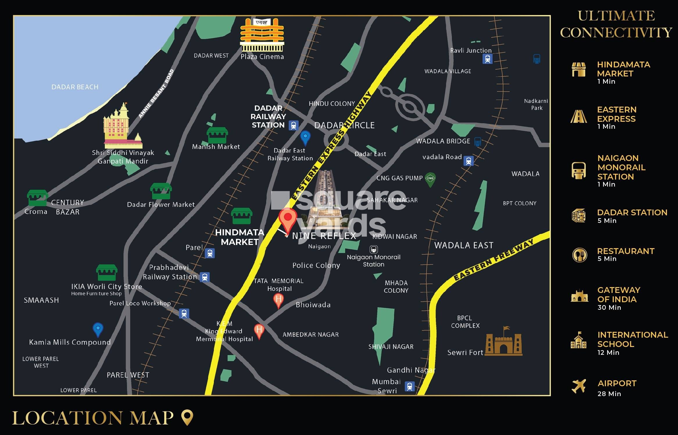 Nine Reflex Location Image