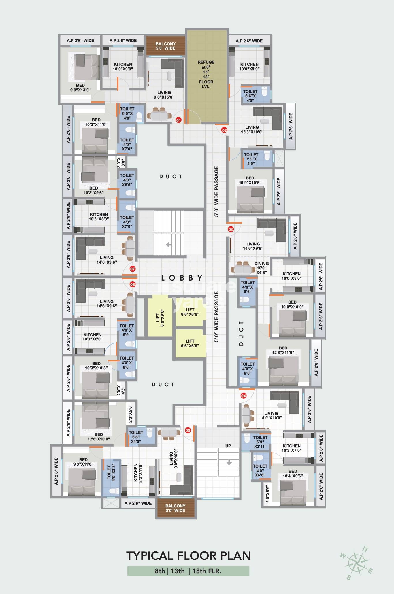 Nine SK Heights Floor Plans