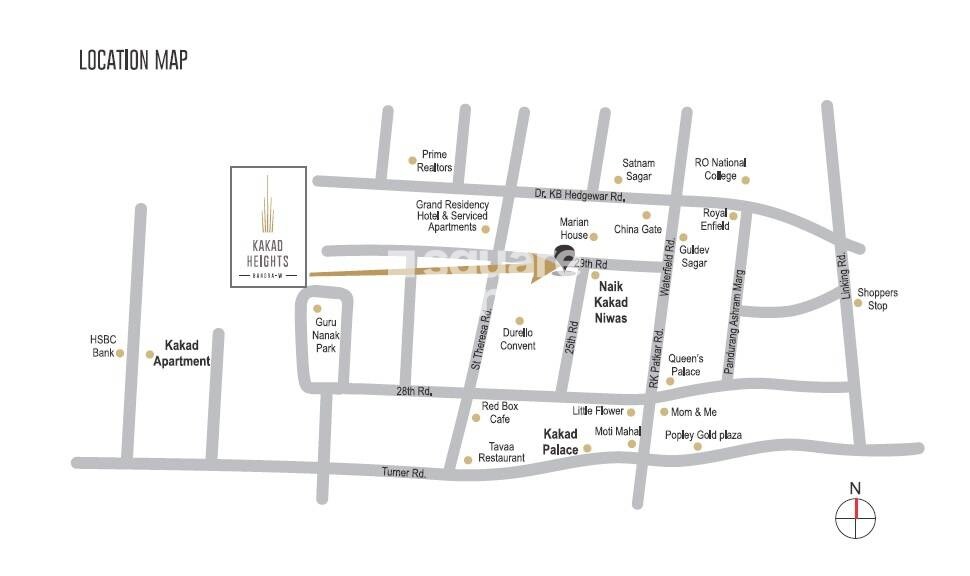 Niraj Kakad Heights Location Image