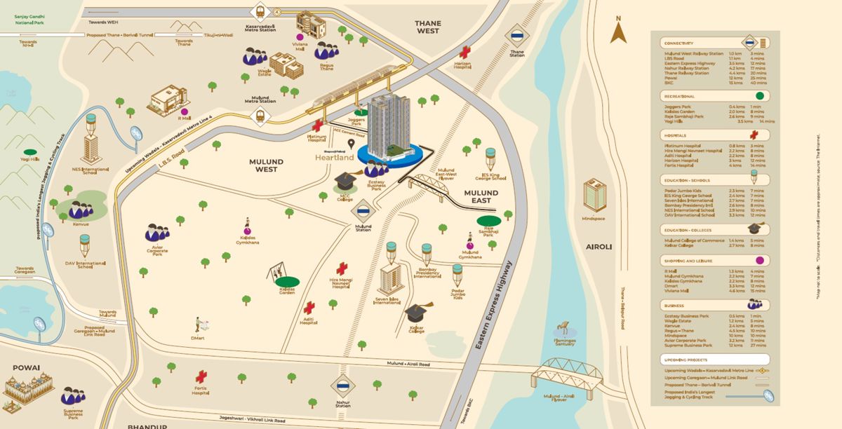 Nirmal City Of Joy Location Image