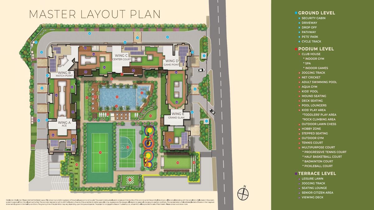 Nirmal City Of Joy Master Plan Image